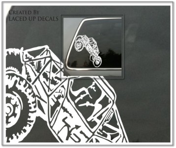 rock crawler 4x4 off road comp 4wd rubicon vinyl decal