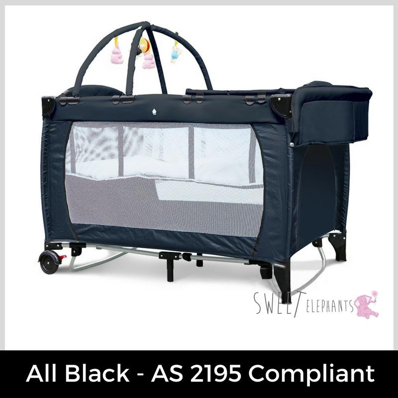 NEW SAFE 7 In 1 BABY PORTABLE TRAVEL COT PLAYPEN PORTACOT