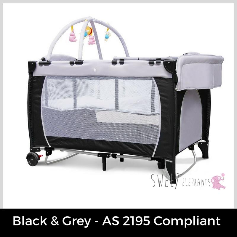 NEW SAFE 7 In 1 BABY PORTABLE TRAVEL COT PLAYPEN PORTACOT