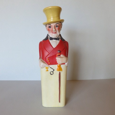 Vintage Johnnie Walker Figural Glass Whisky Decanter -with original ...