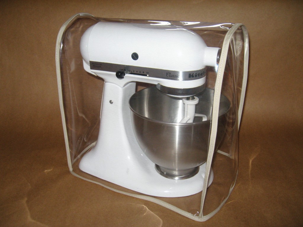 CLEAR MIXER COVER fits KitchenAid Mini Mixer TiltHead SILVER trim