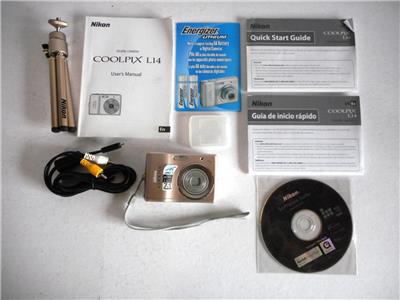 Nikon Coolpix L14 Digital Camera with Tripod - 7.1 Mega Pixels | eBay