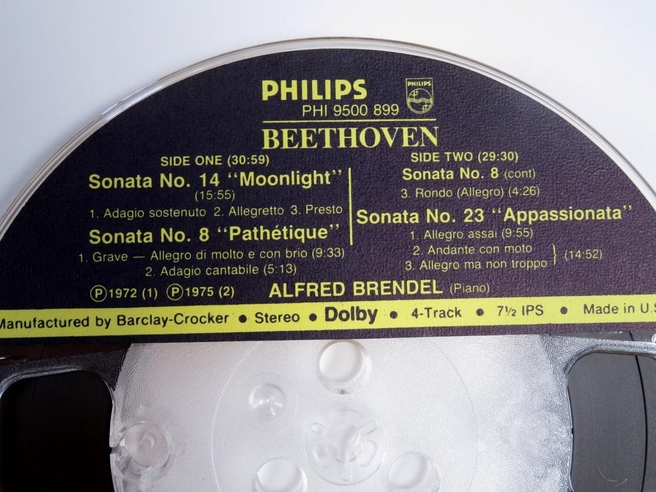 U CHOOSE Dolby Barclay Crocker 7.5 ips Classical Music 4-Track Reel to Reel Tape - Foto 25 di 34