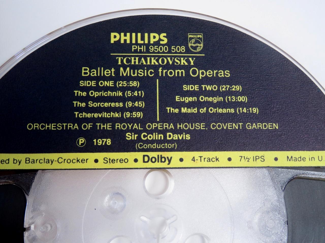 U CHOOSE Dolby Barclay Crocker 7.5 ips Classical Music 4-Track Reel to Reel Tape - Foto 26 di 34