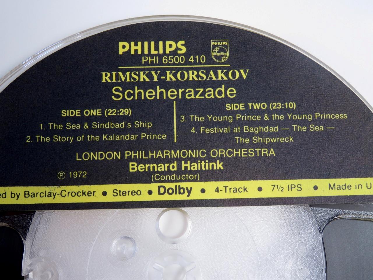 U CHOOSE Dolby Barclay Crocker 7.5 ips Classical Music 4-Track Reel to Reel Tape - Foto 27 di 34