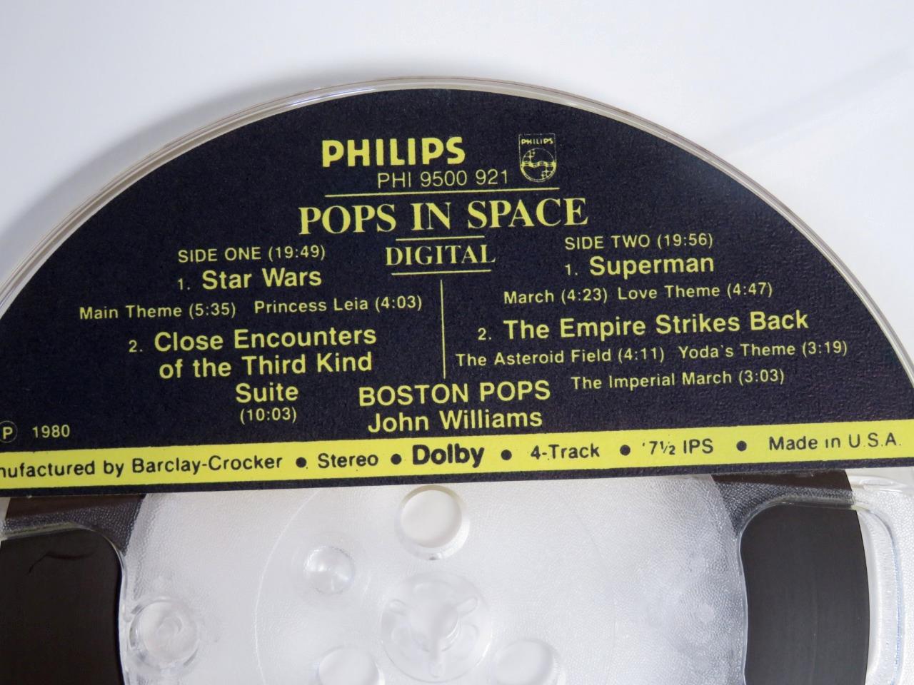 U CHOOSE Dolby Barclay Crocker 7.5 ips Classical Music 4-Track Reel to Reel Tape - Foto 29 di 34