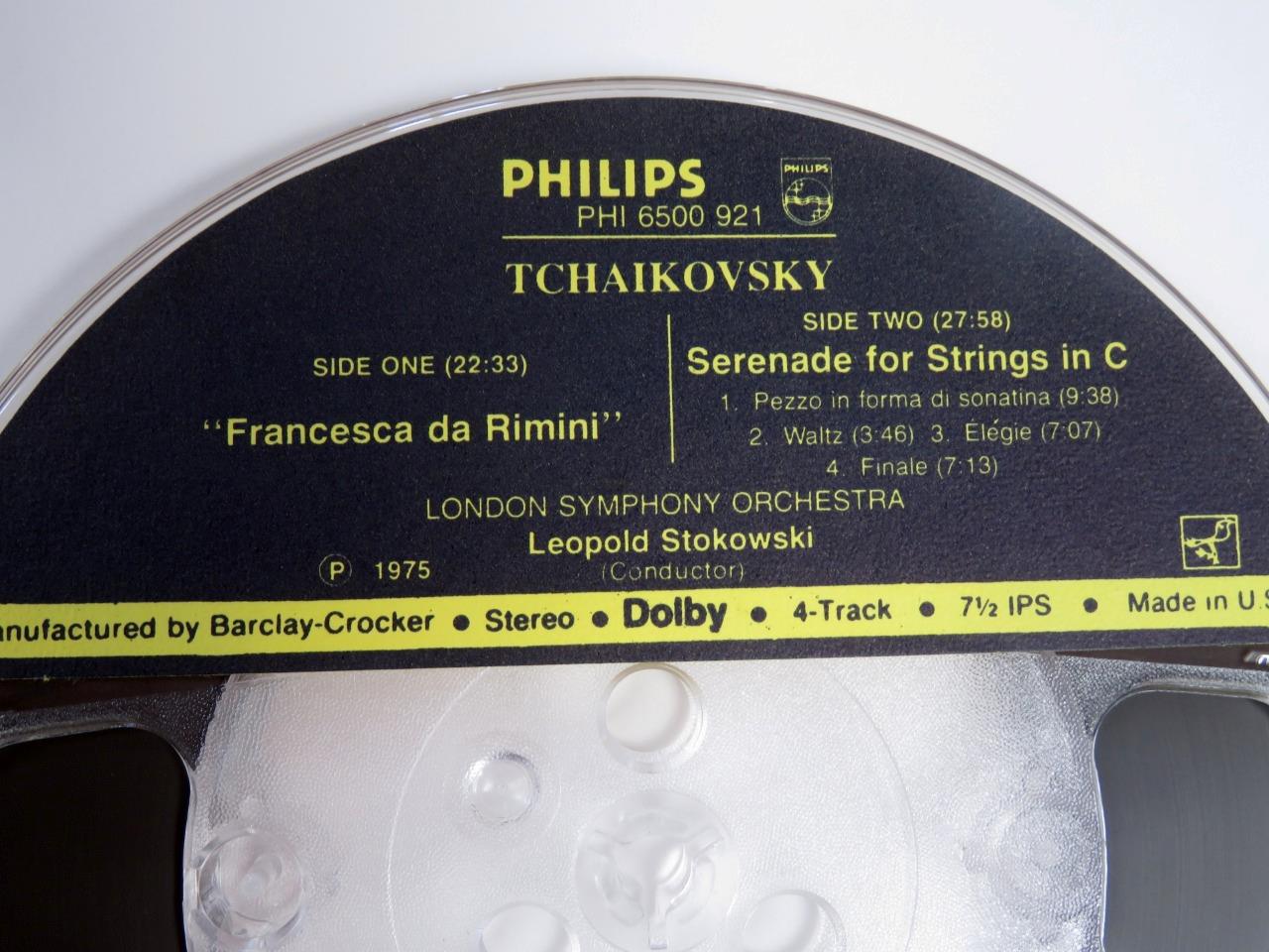 U CHOOSE Dolby Barclay Crocker 7.5 ips Classical Music 4-Track Reel to Reel Tape - Foto 30 di 34