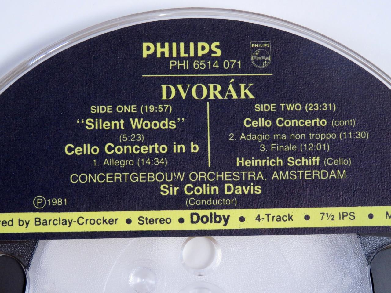 U CHOOSE Dolby Barclay Crocker 7.5 ips Classical Music 4-Track Reel to Reel Tape - Foto 31 di 34