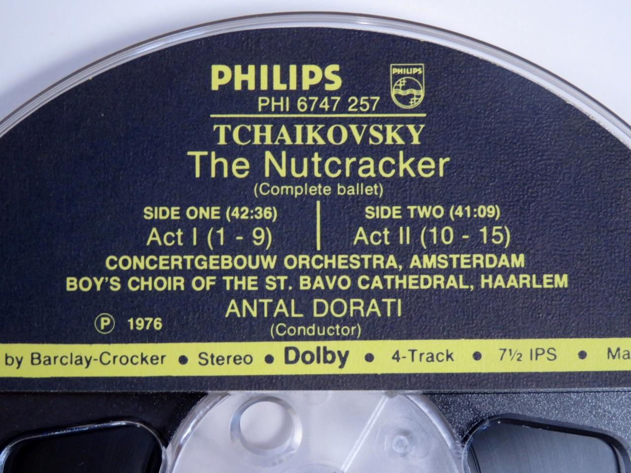 U CHOOSE Dolby Barclay Crocker 7.5 ips Classical Music 4-Track Reel to Reel Tape - Foto 32 di 34