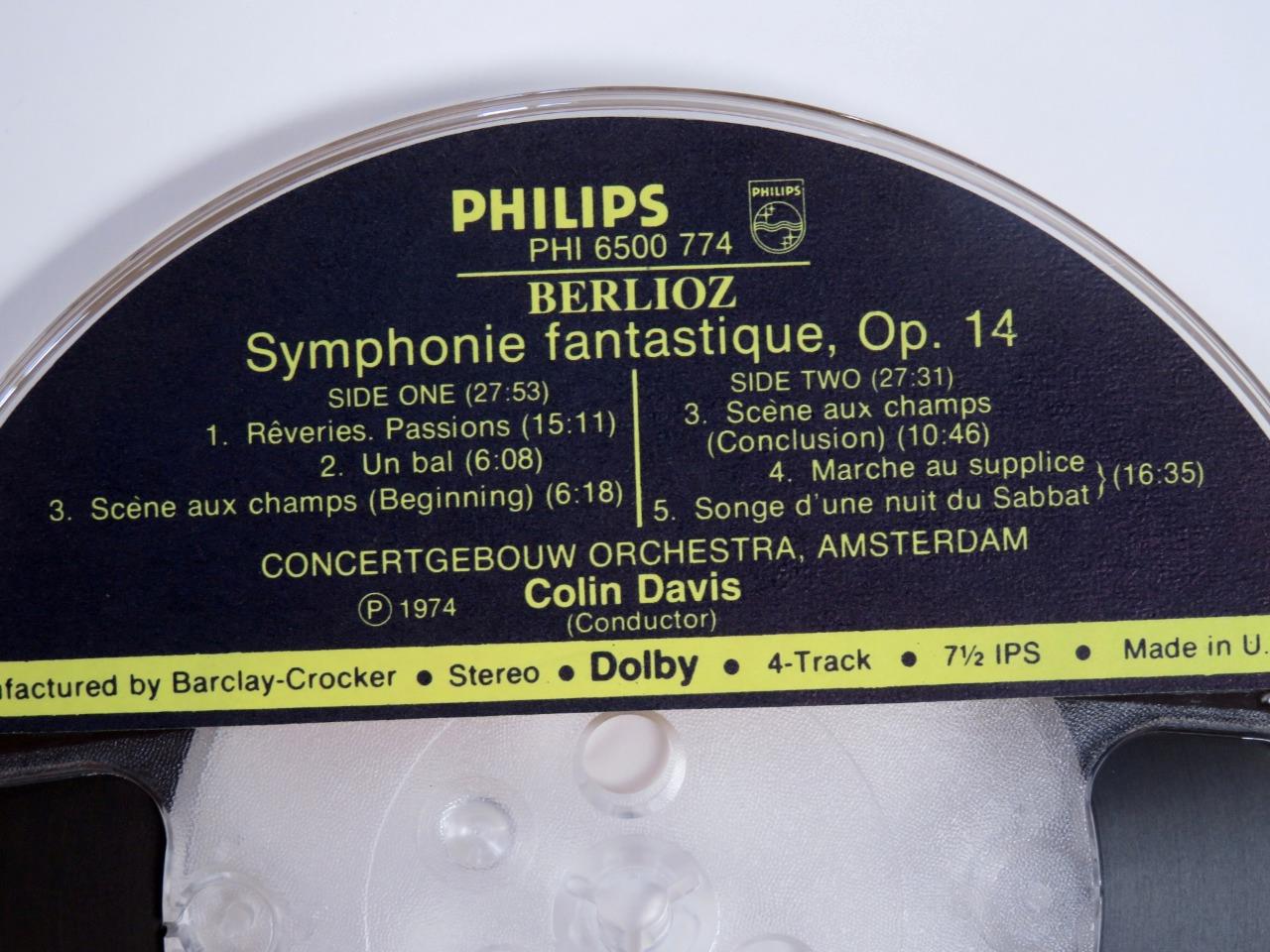 U CHOOSE Dolby Barclay Crocker 7.5 ips Classical Music 4-Track Reel to Reel Tape - Foto 33 di 34