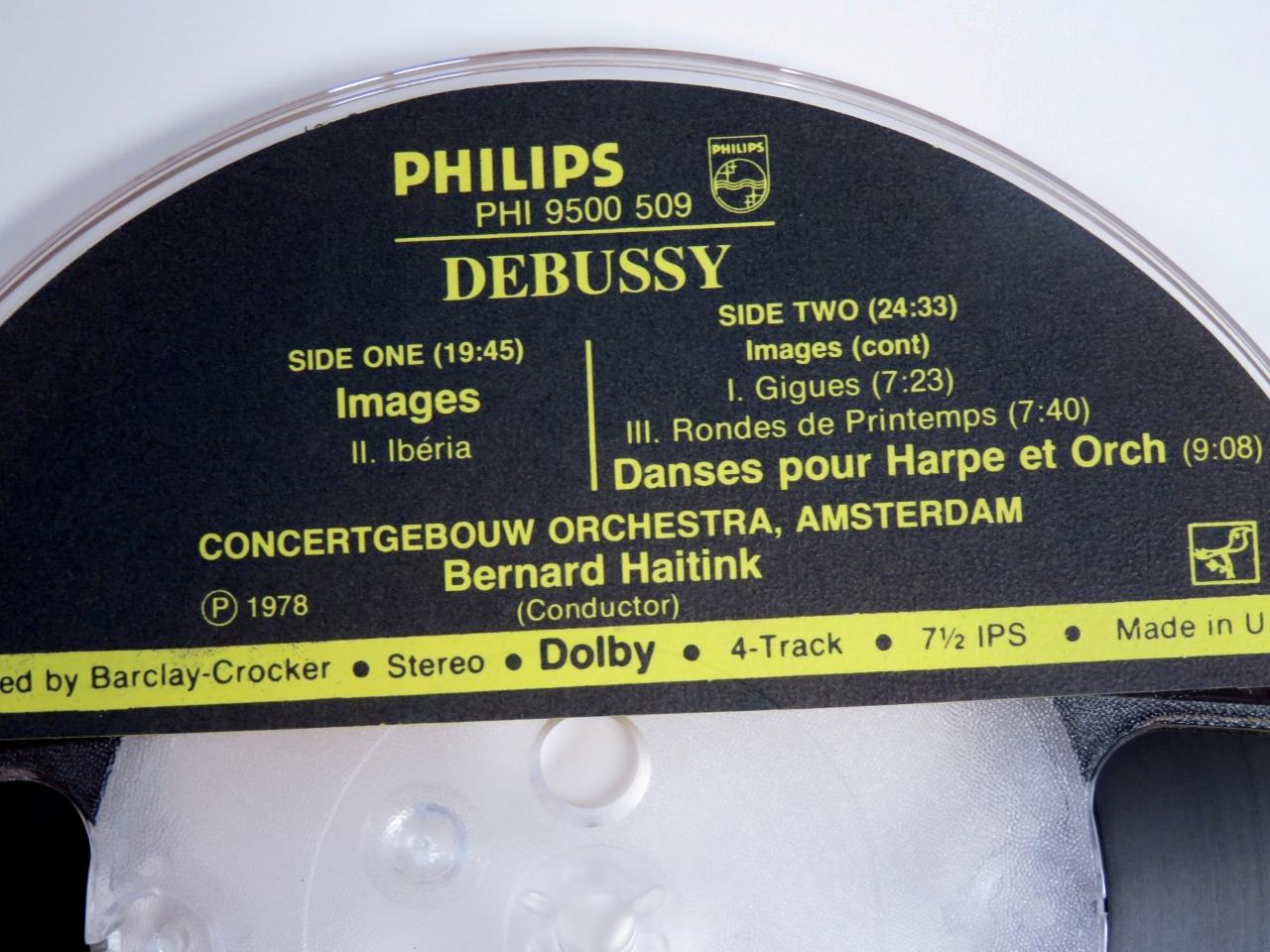 U CHOOSE Dolby Barclay Crocker 7.5 ips Classical Music 4-Track Reel to Reel Tape - Foto 34 di 34