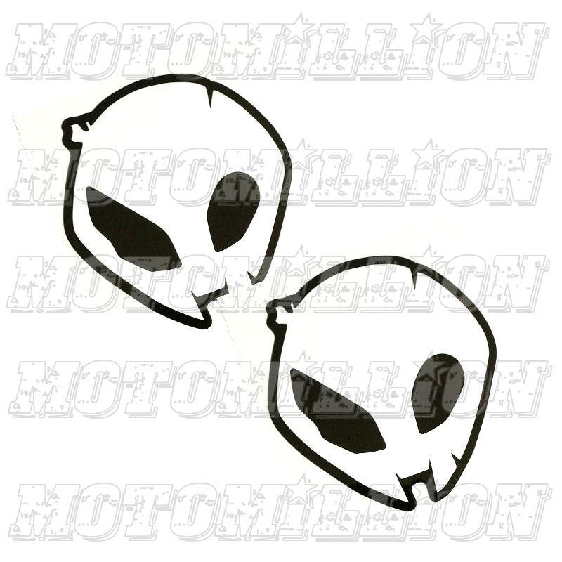 S1000RR Alien Head Decals Sticker For Fairing or Bodywork Graphics ...