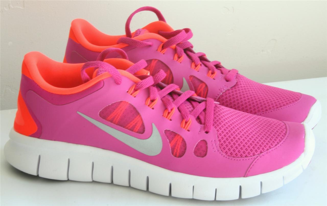 New NIKE Free Run 5.0 GS Running Shoes Womens/Youth 7.5 8 8.5 Pink ...