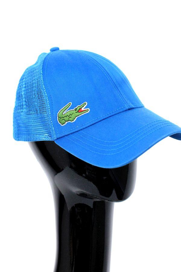 blue lacoste hat