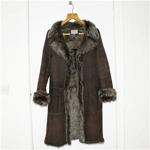 Jigsaw shearling on sale coat