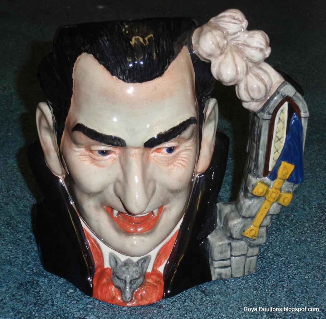 COUNT DRACULA by Royal Doulton Character Jug NEW NEVER SOLD D7053 7/"tall LARGE