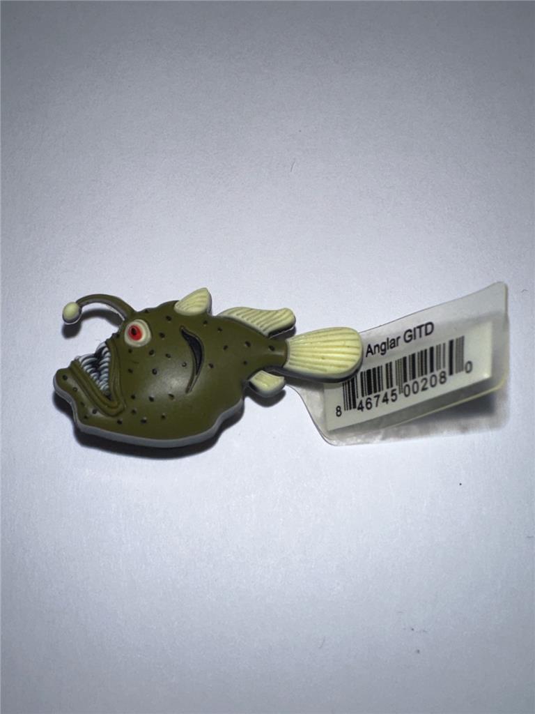 Jibbitz CROCS SEBASTIAN URSULA PREDATOR FISH ANGLER 1ST Generation CHARM NWT - Picture 5 of 5