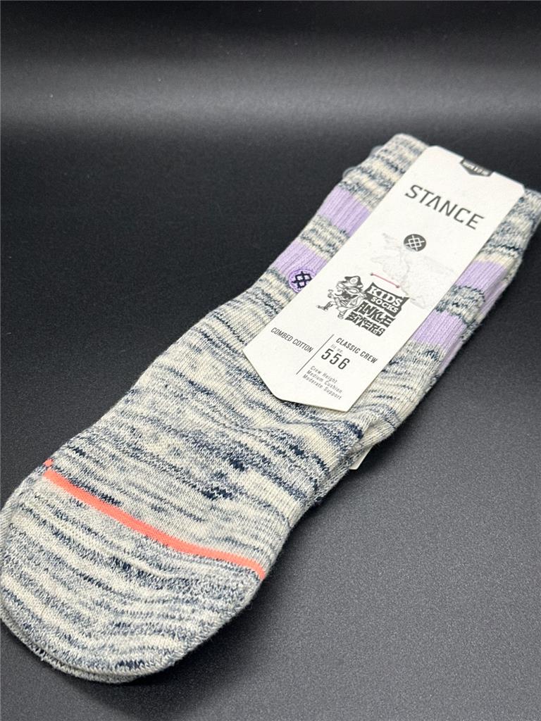Stance~ Girl's~ Classic Crew Purple Socks~Small or Medium NWT Bye Felicia - Picture 3 of 4