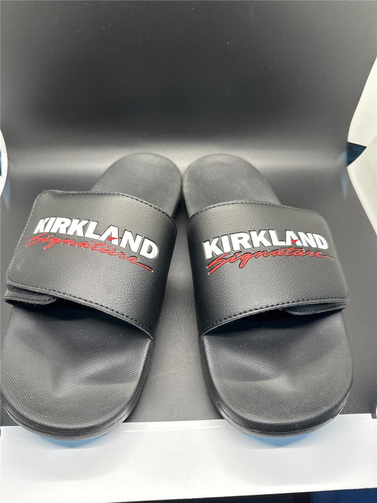Kirkland Signature LOGO Black Slides COSTCO NEW eBay