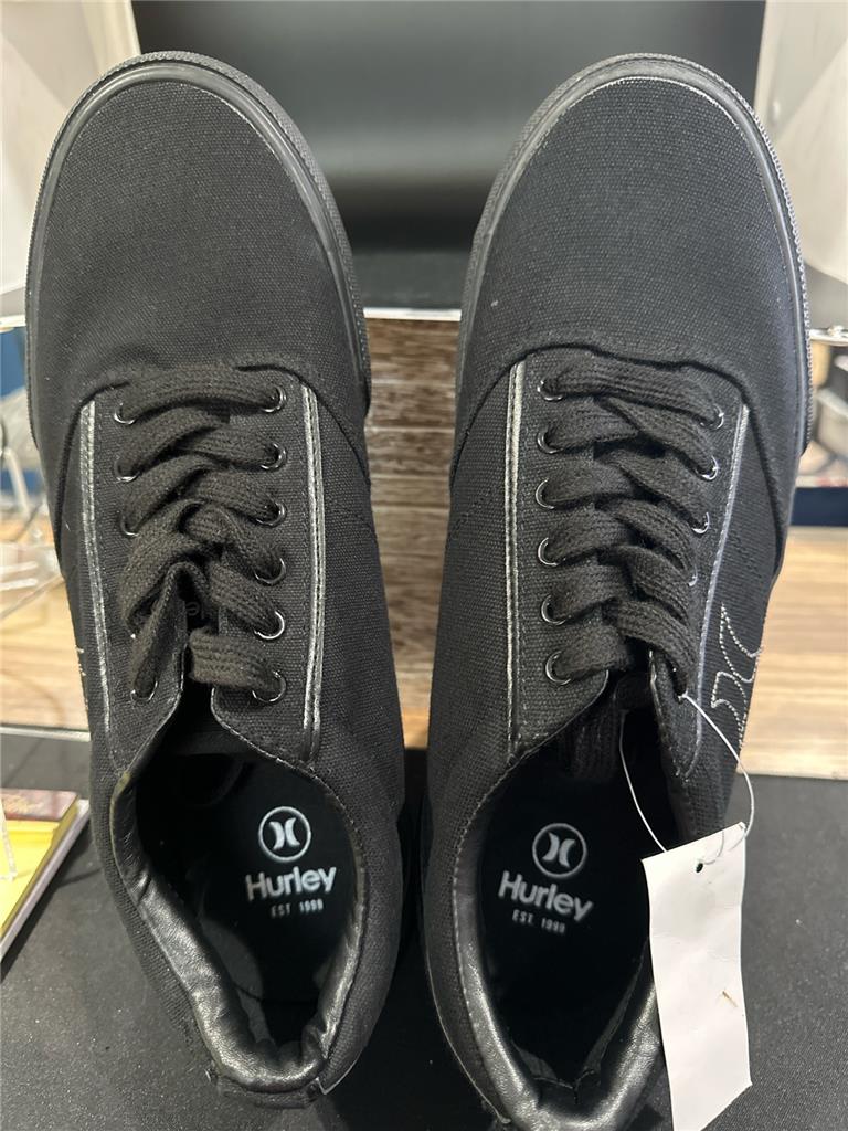 Scarpe sneakers stringate Hurley uomo ARLO LACE in tela nere - Foto 8 di 9
