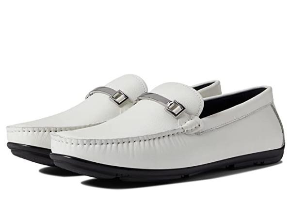 Steve Madden Senna White Leather Loafer Moc NEU - Bild 7 von 11