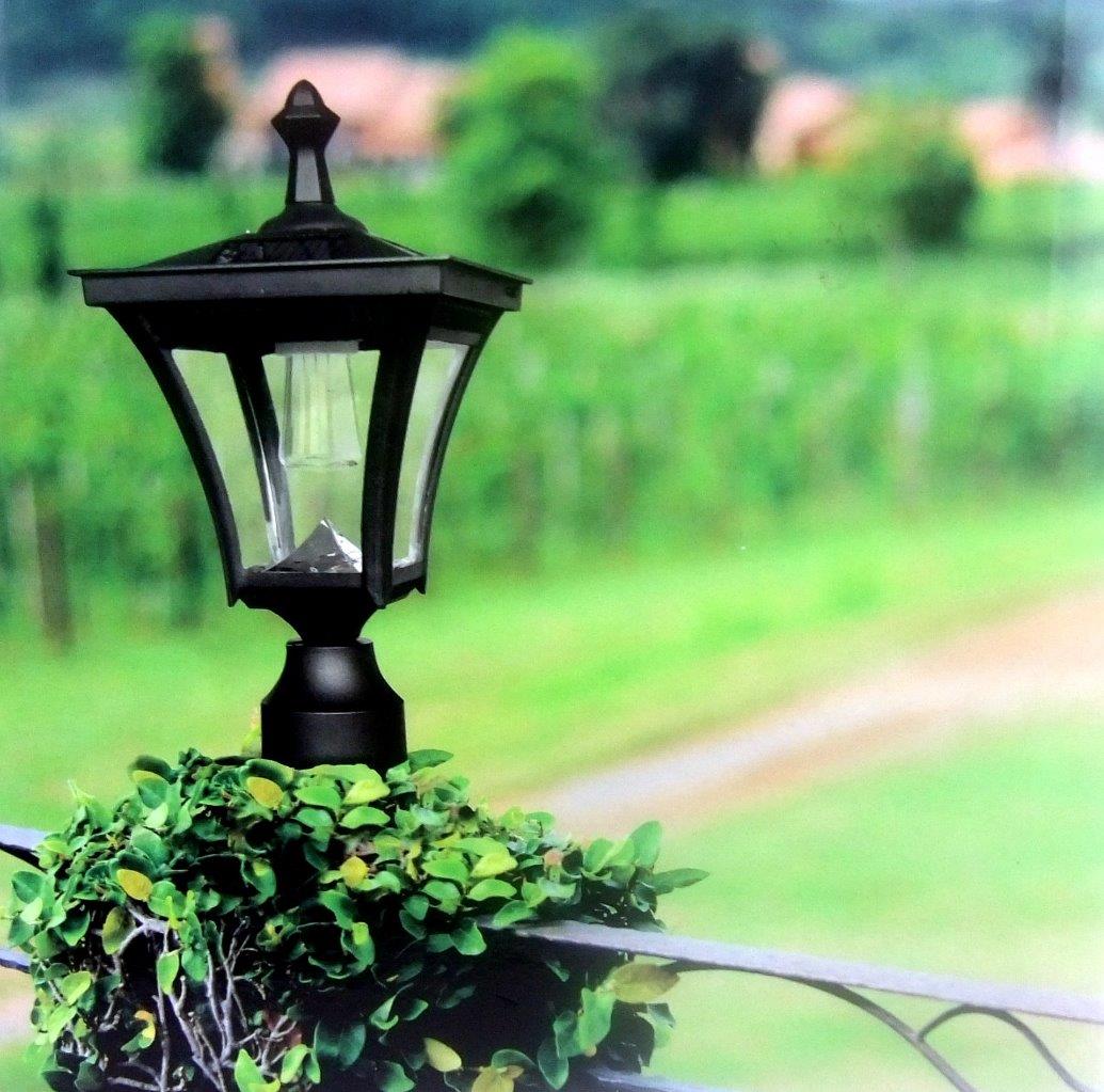 Rustic Black Solar Powered Pedestal Coach Light 50 Lumens ... Rustic Black Solar Powered Pedestal Coach Light 50 Lumens ...