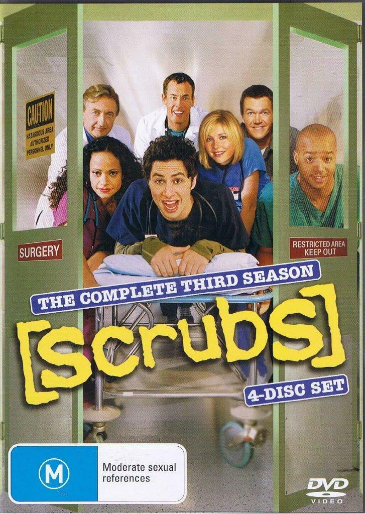 SCRUBS COMPLETE SEASON 1 2 3 4 5 6 7 8 9 DVD SET SERIES 1 - 9 REGION 4
