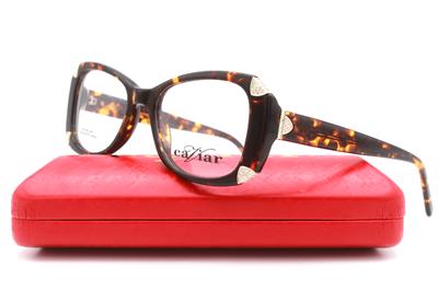 Caviar M4885 4885 Eyeglasses Havana with Swarovski Crystals 