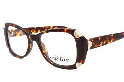 Caviar M4885 4885 Eyeglasses Havana with Swarovski Crystals  display picture 3