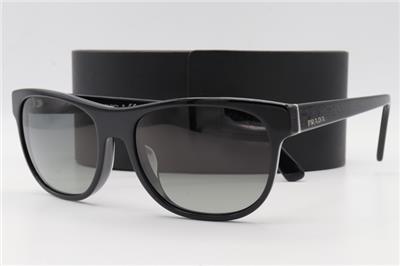 Prada SPR 04X-F Sunglasses Black 1AB-2D0 Authentic 56mm | eBay