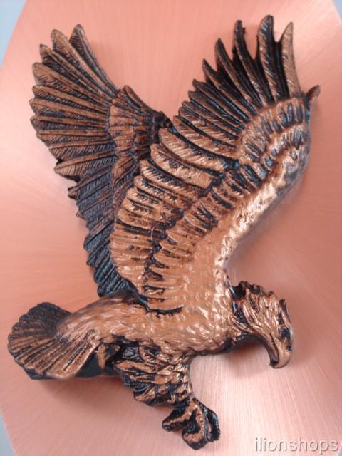 Copperama Eagle by Victor Personette Wall Plaque 3-D Copper Art | eBay
