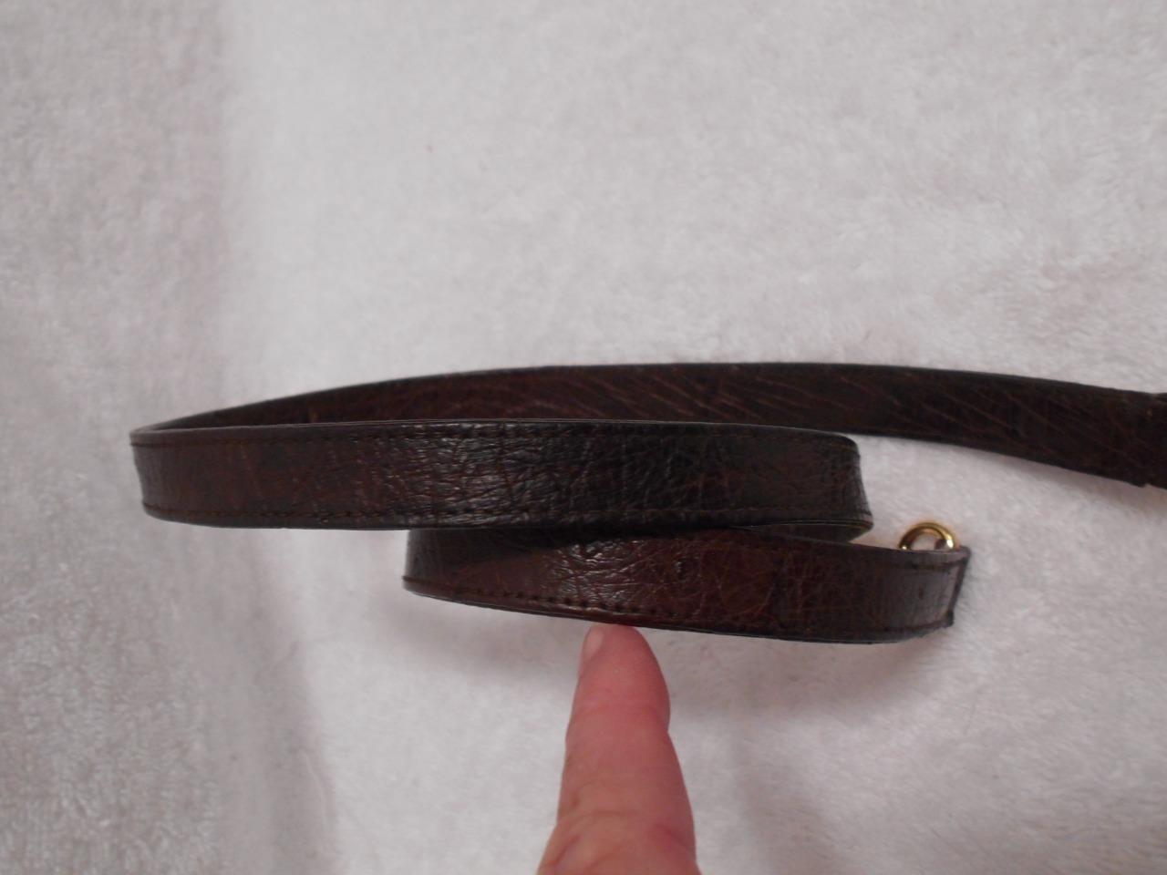 Brown leather handbag shoulder strap crossbody strap purse strap | eBay