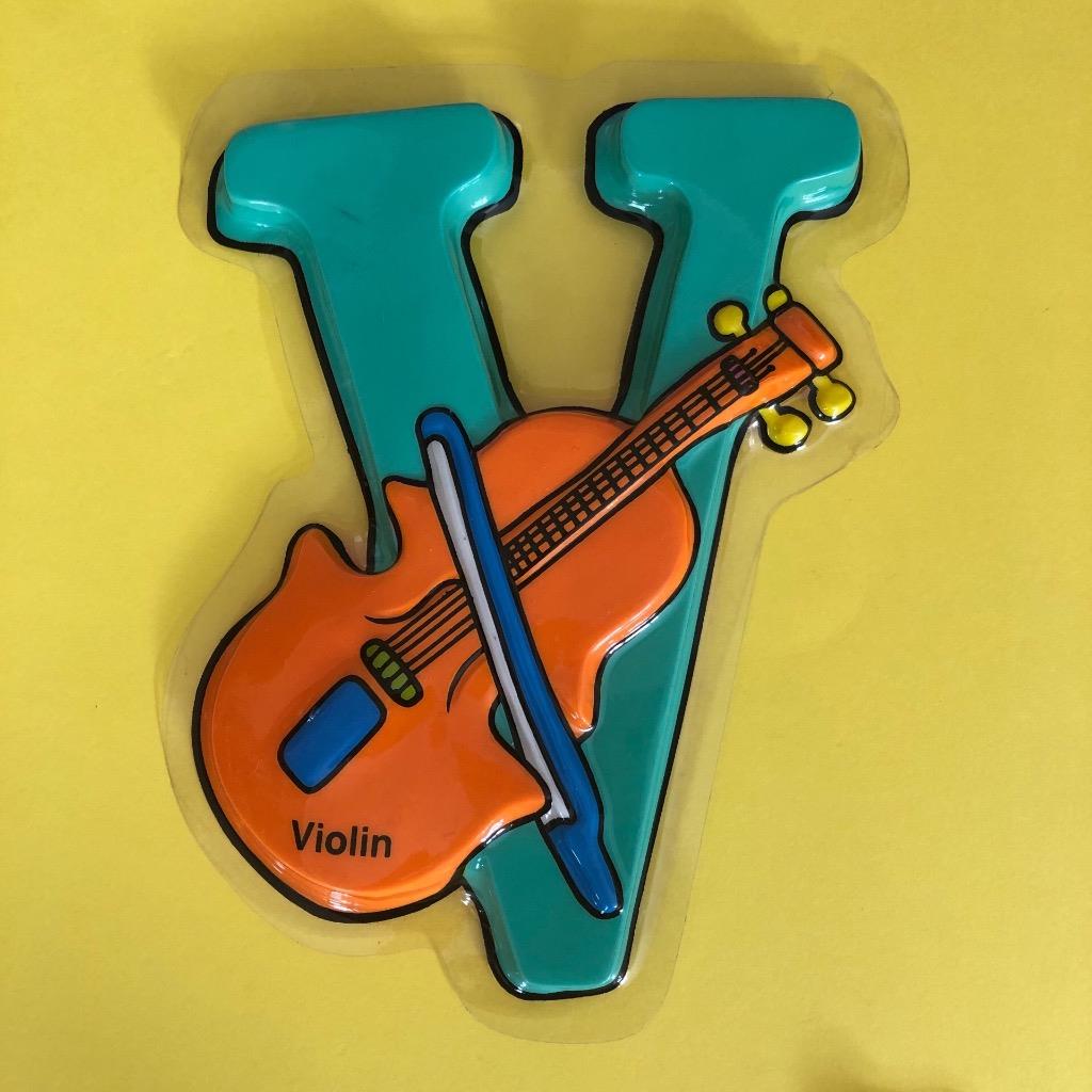 Vintage Nursery Kids Alphabet Wall Hanging 2D Molded Plastic Picture Letters 80s - Picture 11 of 17