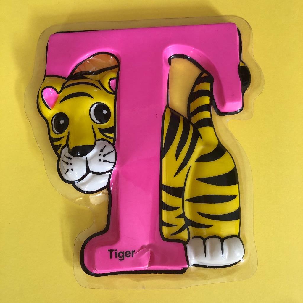 Vintage Nursery Kids Alphabet Wall Hanging 2D Molded Plastic Picture Letters 80s - Picture 10 of 17