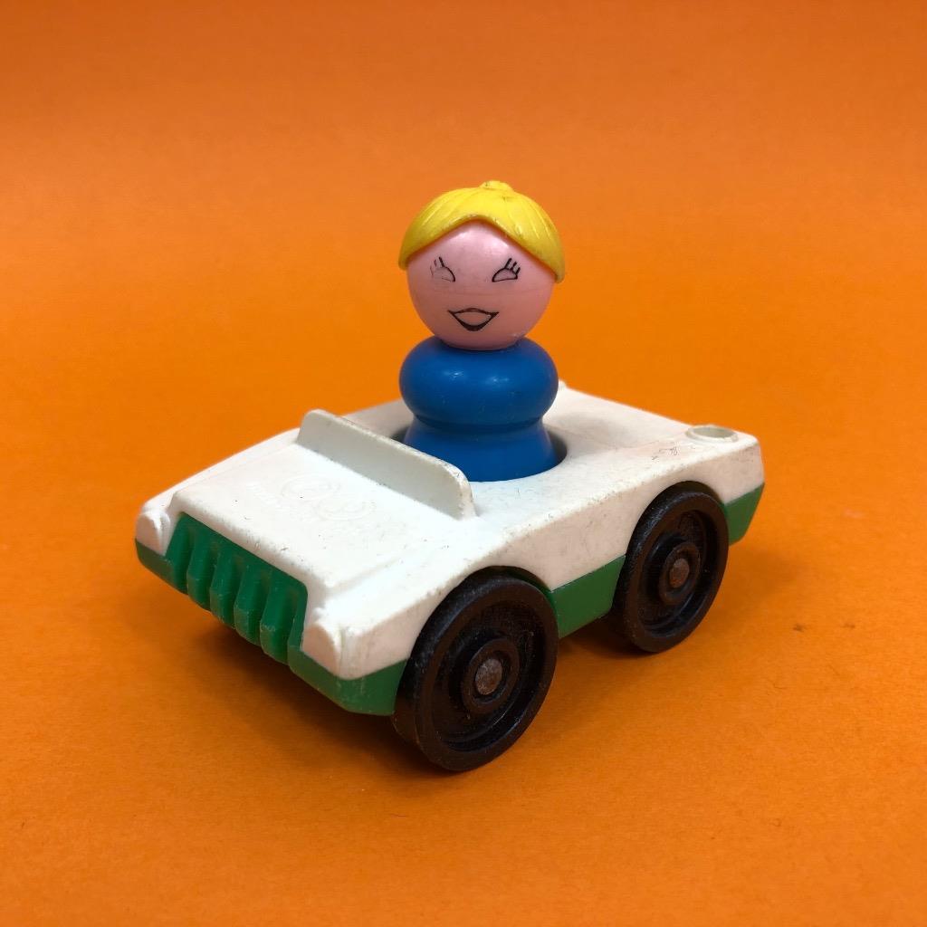 Vintage Fisher Price Little Play People Push Along Car & Figure CHOOSE! 70s 80s - Picture 30 of 33
