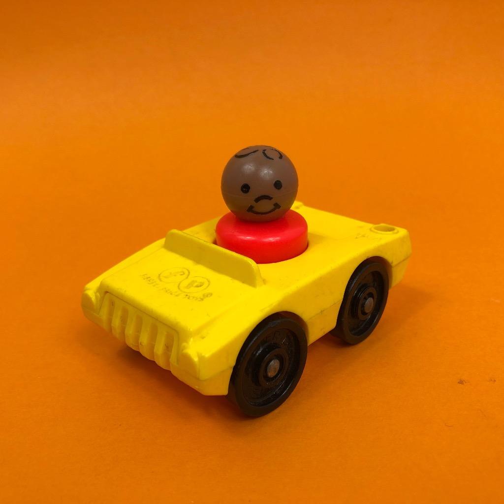 Vintage Fisher Price Little Play People Push Along Car & Figure CHOOSE! 70s 80s - Picture 33 of 33