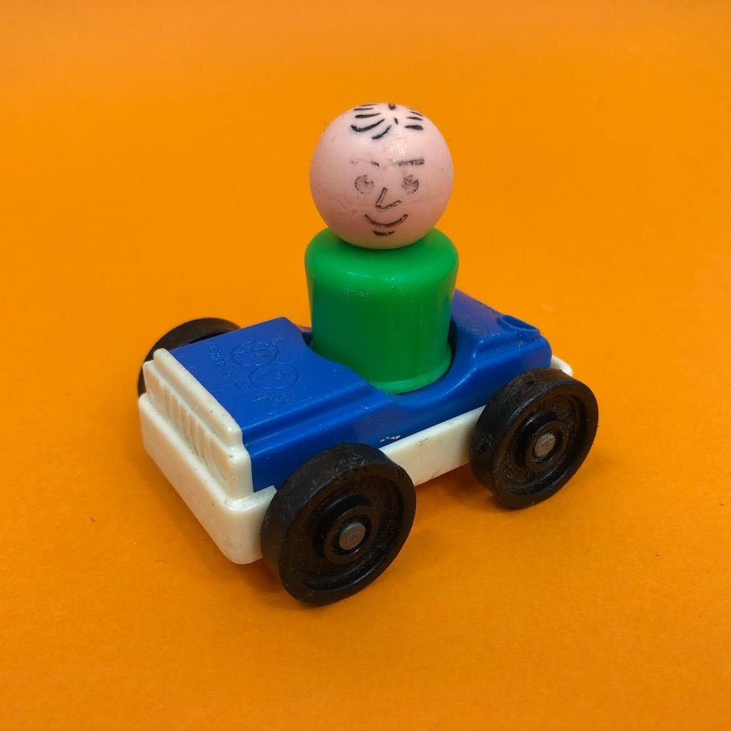 Vintage Fisher Price Little Play People Push Along Car & Figure CHOOSE! 70s 80s - Picture 25 of 33