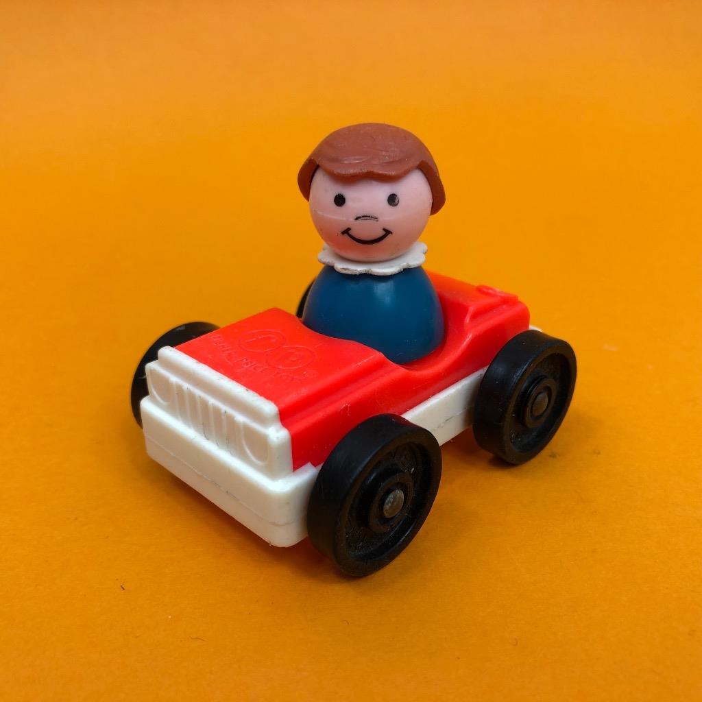 Vintage Fisher Price Little Play People Push Along Car & Figure CHOOSE! 70s 80s - Picture 27 of 33
