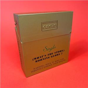 Oasis Benson & Hedges Cigarette What's The Story CD Singles Box