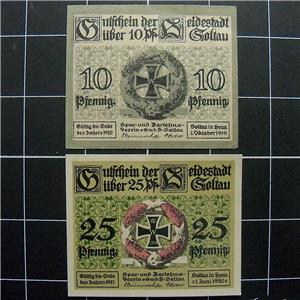 COLLECTION 210 DIFFERENT REUTERGELD GERMAN NOTGELD from Mecklenburg CPL
