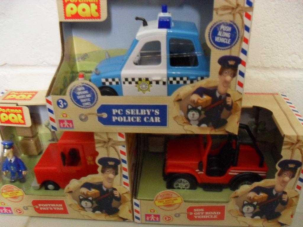 BNIB Postman Pat push along vehicle Pat's Van SDS Off Road PC Selby's ...