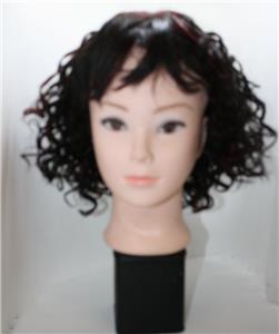 Magic Touch Curly Wig Medium Length Bangs 100 Human Hair Off