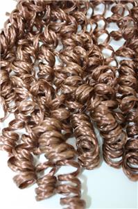 5 Bundle Loose Crochet Spiral Ringlet Curl Braid Synthetic 14 Strawberry Blonde Ebay