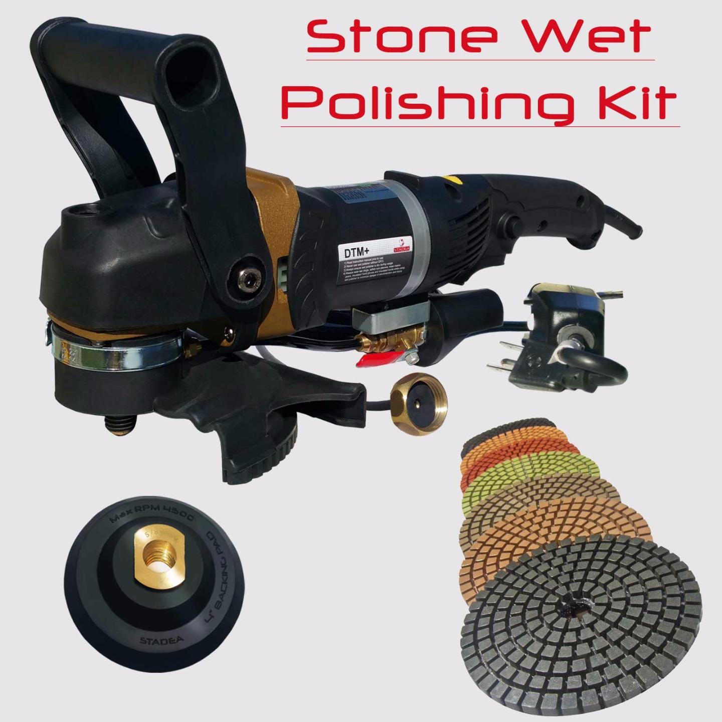 Stadea Concrete Countertop Grinder Polisher Wet Kit For Stone