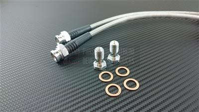 P2M Stainless Steel Braided Rear Brake Line Kit For Honda S2000 AP1 AP2 – Performance Upgrade