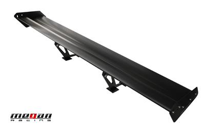 MEGAN UNIVERSAL GT TYPE ALUMINUM SPOILER WING BLACK 56