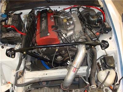MEGAN RACING FRONT STRUT X-BAR BRACE FOR 00-09 HONDA S2000 AP1 AP2