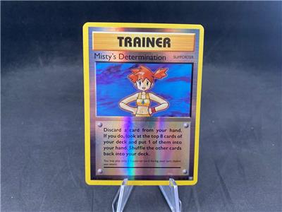 TRAINER MISTY'S DETERMINATION 80/108 POKEMON EVOLUTIONS HOLO TRAINER MISTY'S DETERMINATION 80/108 POKEMON EVOLUTIONS HOLO