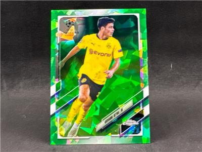 2020-21 TOPPS CHROME UEFA GIOVANNI REYNA #53 GREEN SAPPHIRE
