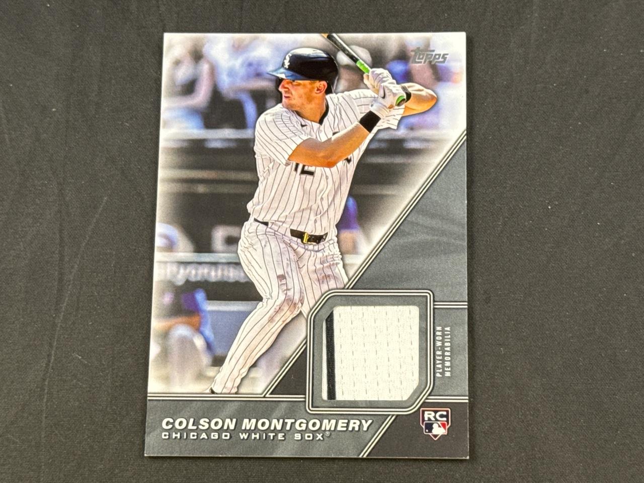 2026 TOPPS SERIES ONE COLSON MONTGOMERY ROOKIE MAJOR LEAGUE MATERIAL RELIC